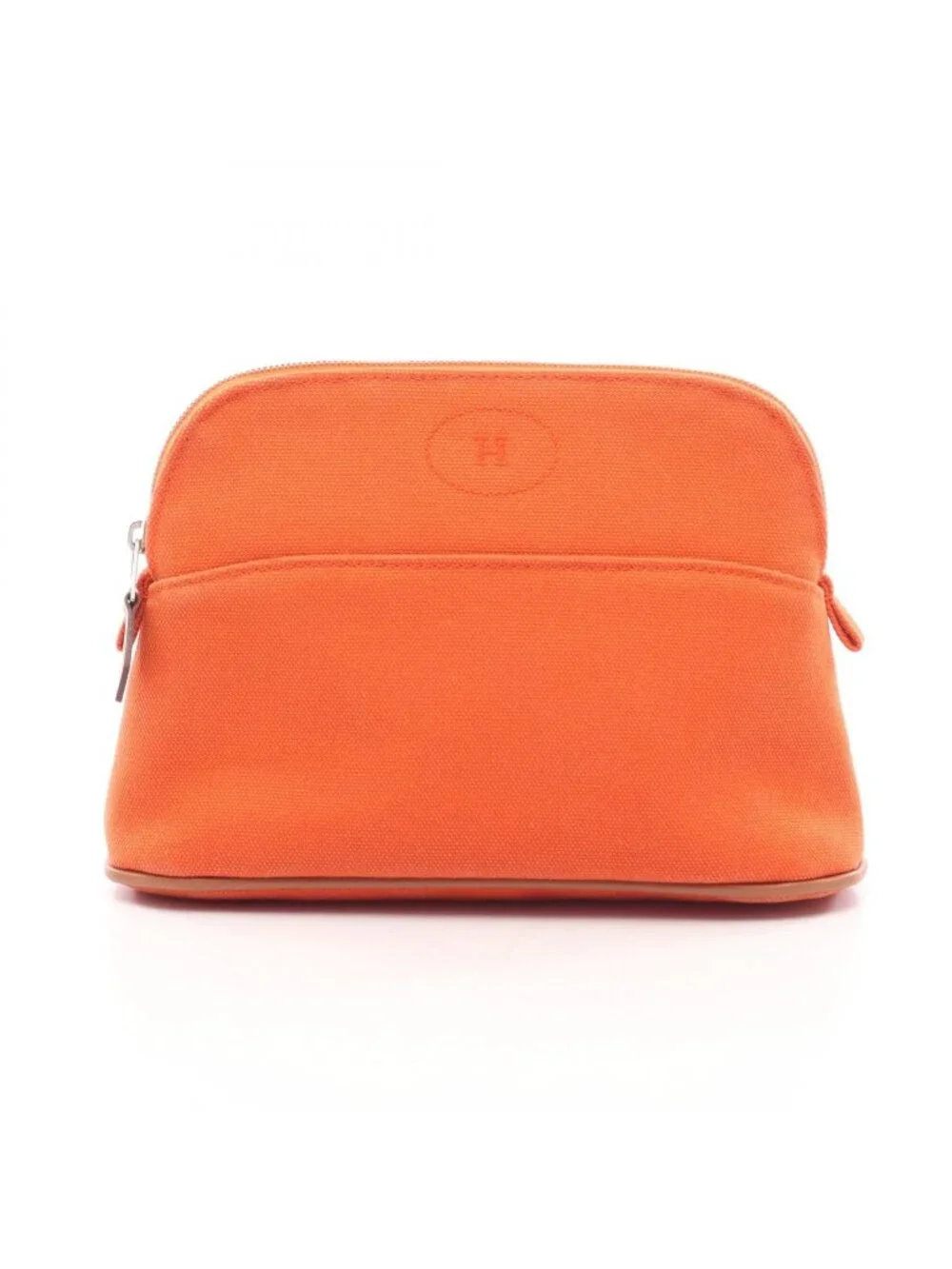 Hermes Pouch Bolide 20 Mini Orange Fu Canvas
